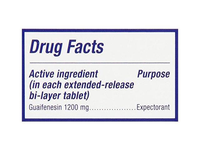  Mucinex Chest Congestion Maximum Strength 12 Hour Extended  Release Tablets Relieves Chest Congestion Caused by Excess Mucus(OTC  expectorant), 1200mg, 42 Count (Pack of 1) : Everything Else