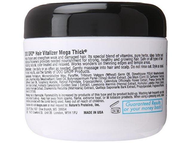 Doo Gro Hair Vitalizer Mega Thick Anti Thinning Formula 4 Ounce
