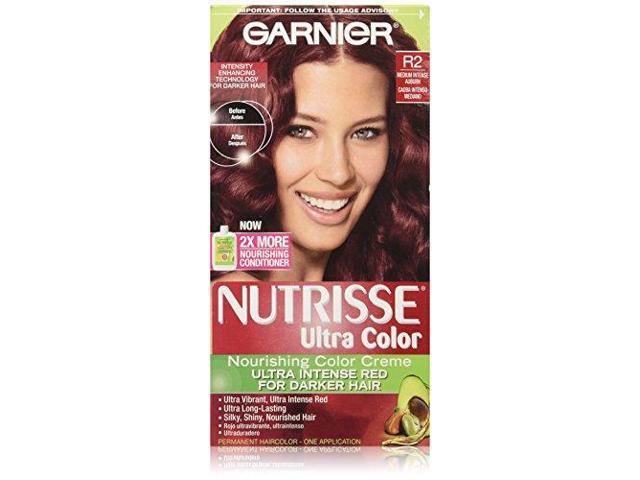 Garnier Nutrisse Haircolor R2 Medium Intense Auburn Nourishing