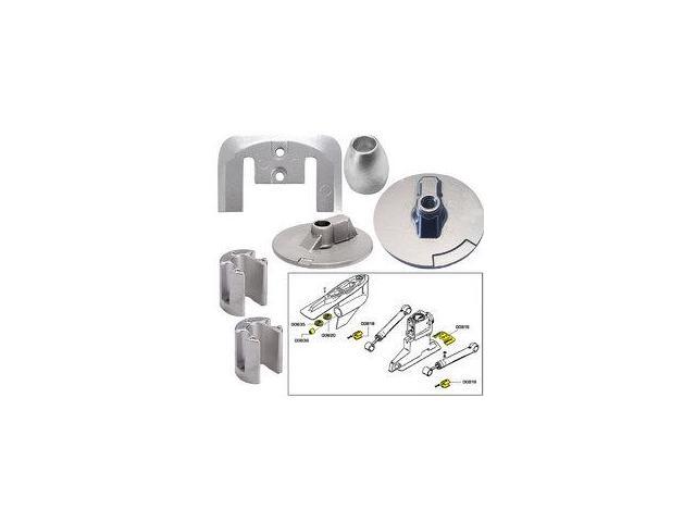 TECNOSEAL ANODE KIT MERC BRAVO 1 W// HARDWARE ZINC
