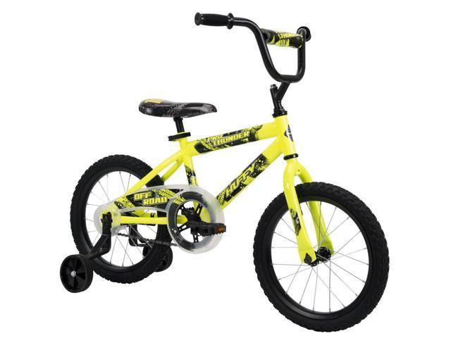 yellow 16 inch bike