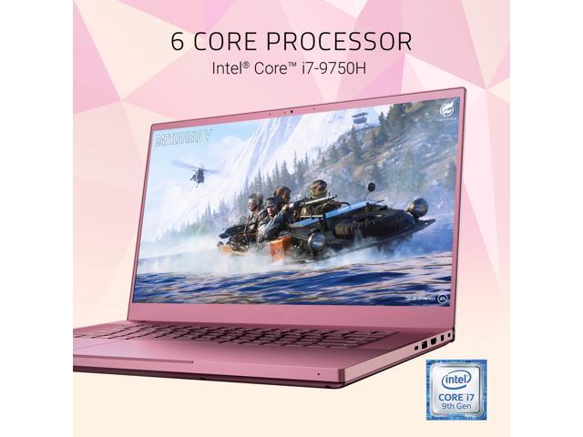 Razer Blade 15 Gaming Laptop 19 Intel Core I7 9750h 6 Core Nvidia Geforce Rtx 60 15 6 Fhd 1080p 144hz 16gb Ram 512gb Ssd Cnc Aluminum Chroma Rgb Lighting Thunderbolt 3 Quartz Pink Newegg Com