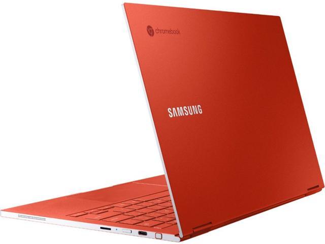 Samsung - Galaxy 13.3" 4K Ultra HD Touch-Screen Chromebook - Intel Core i5 - 8GB Memory - 256GB SSD - Fiesta Red Tablet Notebook Laptop XE930QCA-K01US