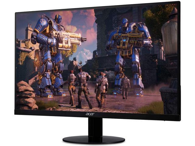 Photo 1 of Acer 23.8” Full HD (1920 x 1080) Ultra-Thin Zero-Frame IPS Monitor with AMD Radeon FREESYNC Technology and 1ms VRB (HDMI Port & VGA Port), black