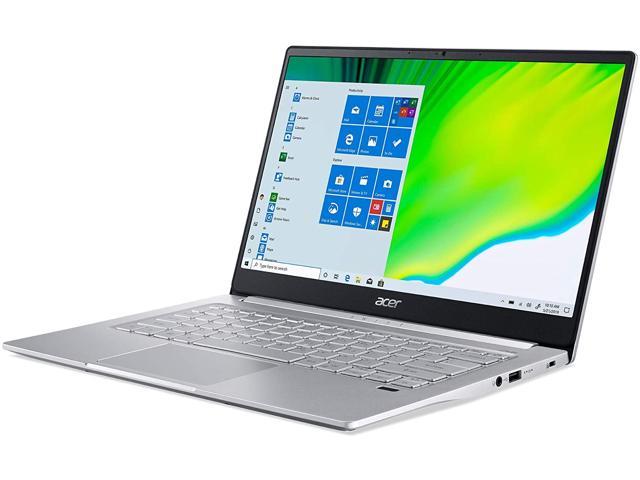 Acer Swift 3 Intel Evo Thin & Light Laptop, 14" Full HD, Intel Core i7-1165G7, Intel Iris Xe Graphics, 8GB LPDDR4X, 256GB NVMe SSD, Wi-Fi 6, Fingerprint Reader, Back-lit KB, SF314-59-75QC Notebook PC