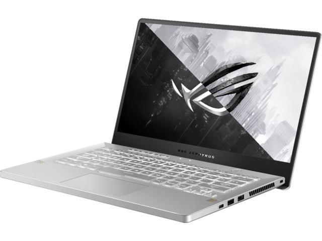 ASUS - ROG Zephyrus 14" Gaming Laptop - AMD Ryzen 9 - 16GB Memory - NVIDIA GeForce RTX 3060 - 1TB SSD - Moonlight White - Moonlight White Notebook GA401QM-211.ZG14