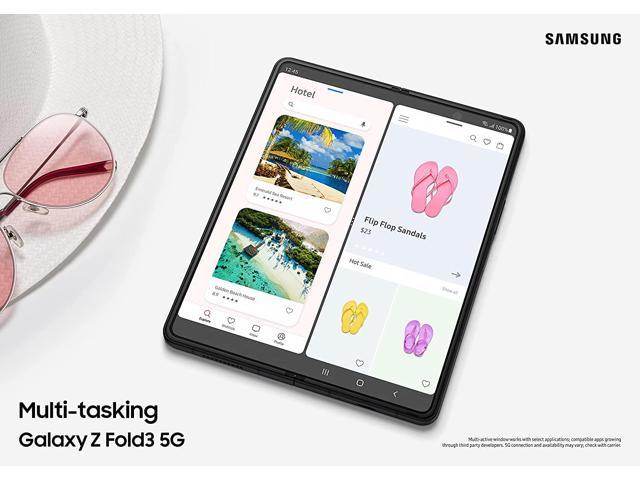  SAMSUNG Galaxy Z Fold 3 5G Cell Phone, Factory