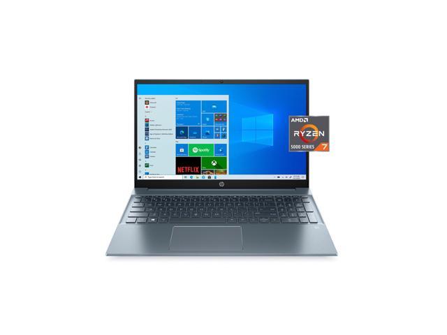 HP Pavilion 15.6" Laptop - AMD Ryzen 7 - 8GB RAM - 512GB SSD - Blue Notebook 15-eh1070wm