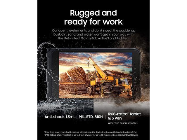 Samsung Galaxy Tab Active3 Enterprise Edition 8” Rugged Multi Purpose Tablet |128GB & WIFI & LTE (UNLOCKED) | Biometric... 