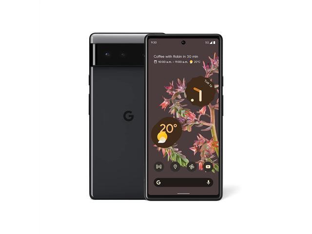 Google Pixel 6 – 5G Android Phone - Unlocked Smartphone with Wide and Ultrawide Lens - 128GB - Stormy Black GA02900-US Cell Phone