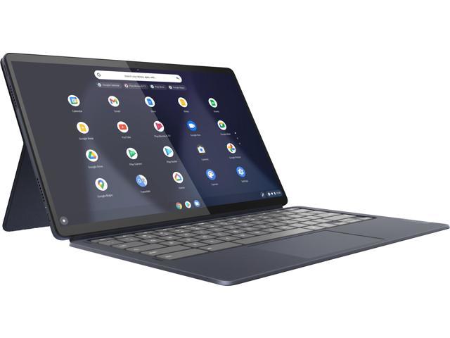 Lenovo - Chromebook Duet 5 - 13.3" OLED Touch Screen Tablet - 8GB Memory - 128GB SSD - with Keyboard - Abyss Blue 82QS001HUS