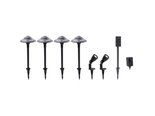 8 piece landscape lighting kit