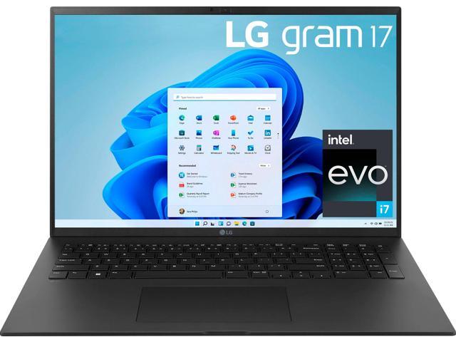 LG - gram 17 Ultra lightweight Laptop - Intel Evo Platform 12th Gen Intel Core i7 - 16GB RAM - 1TB NVMe SSD 17Z90Q-K.AAB8U1 Notebook