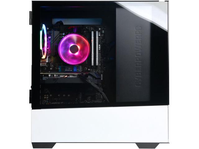 CyberPowerPC - Gamer Master Gaming Desktop - AMD Ryzen 7 5700 - 16GB Memory  - NVIDIA GeForce RTX 3060 - 1TB HDD + 500GB SSD - White PC Computer 