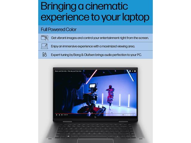 HP Envy x360 Convertible 15-inch Laptop, AMD Ryzen 7 5825U