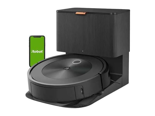 iRobot Roomba j8+ (8550) Wi-Fi Connected Self-Emptying Robot Vacuum ...