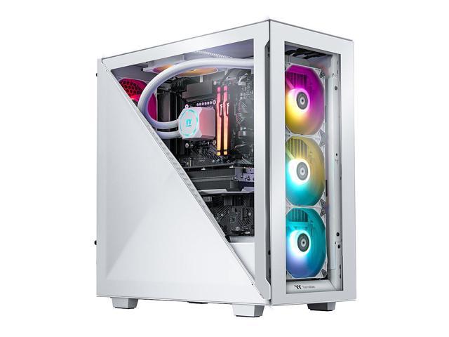 Thermaltake - Avalanche i477T AIO Liquid Cooled Gaming PC - White ...