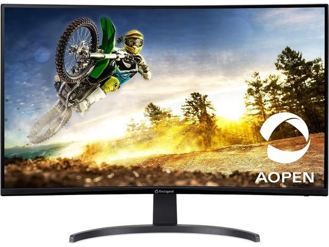 AOPEN 32HC5QR Sbiipx 31.5 Full HD (1920 x 1080) 1500R Curved Gaming Monitor | AMD FreeSync Premium Technology | 165Hz Refresh Rate | 1ms T.V.R |  Tilt Adjustable | Display Port & HDMI
