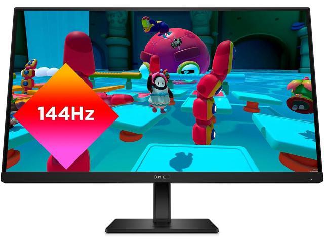 HP OMEN 27k UHD 144Hz Gaming Monitor, 4K UHD Display (3840 x 2160), IPS Panel, 99% sRGB, 95% DCI-P3, 16:9, OMEN Gaming Hub, 27k (2023),Black
