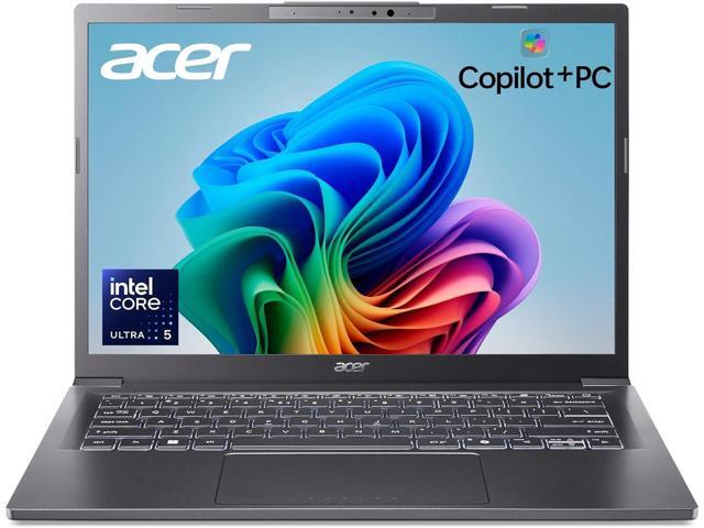 Acer Aspire 14 AI Copilot+ PC — 14" WUXGA Display, Intel Core Ultra 5 226V, 16GB LPDDR5X, 512GB SSD, Intel ARC 130V, Wi-Fi 6E (A14-52M-51S1)