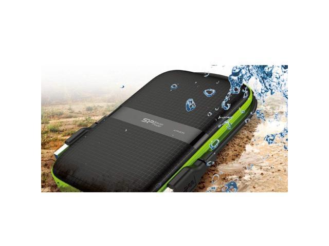 SP Silicon Power 2TB Rugged Portable External Hard Drive Armor A60 Shockproof USB 3.1 Gen1 for PC Mac Xbox and PS4 Black 