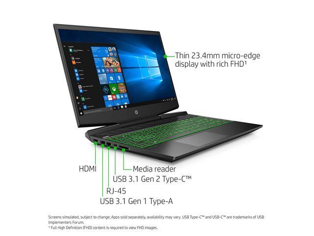 HP Pavilion Gaming 15-Inch Laptop, Intel Core i5-9300H, NVIDIA GeForce GTX  1650, 12GB RAM, 256GB SSD, Windows 10 (15-dk0041nr, Black) Notebook PC 