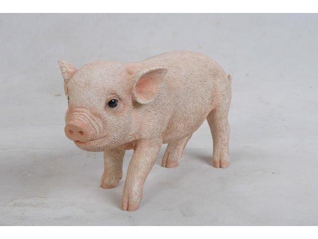 Hi-Line Gift Ltd Dark Brown Standing Baby Pig 5 5 87769-B
