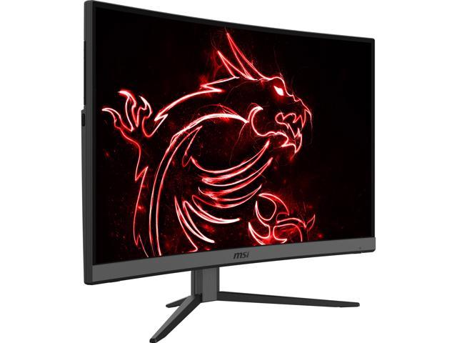 Photo 1 of MSI Optix MAG272CQR 27" WQHD 2560 x 1440 2K Resolution 1ms (MPRT) 165Hz HDMI DisplayPort USB-C AMD FreeSync Anti-Flicker HDR Ready Backlit LED Curved Gaming Monitor (MISSING POWER CORD, UNABLE TO TEST)