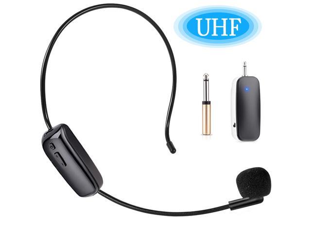 UHF Wireless Microphone Headset 