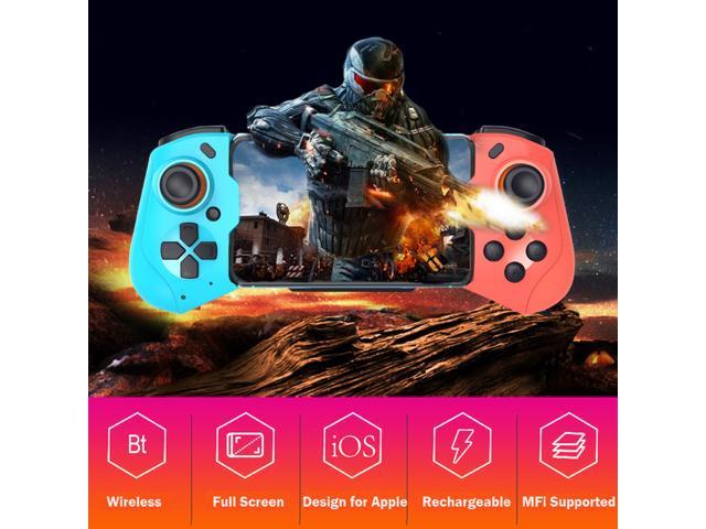 iPhone Game Controller, Mobile Wireless Gaming Gamepad Joystick for iOS  13.4+ System iPhone iPad Support MFI Game Call Of Duty Mobile (COD), Modern  Combat 5 Shooting Fighting Racing Game, Direct Play 