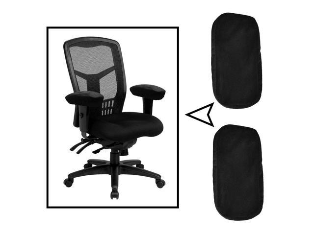 2pcs Ergonomic Memory Foam Chair Armrest Pads Comfortable Office Chair Arm Rest Cover For Elbows And Forearms Pressure Relief Black Newegg Ca