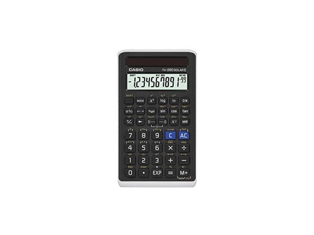 Voorspeller Onderscheppen alliantie Casio Scientific Calculator 10-2 Digit 63/100"Wx2-9/10"Lx5"H BK  FX260SOLARII - Newegg.com