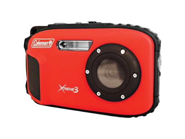 Coleman C9WP-R 20.0-Megapixel Xtreme3 HD Video Waterproof Digital Camera (Red)