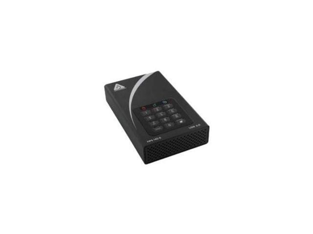 Apricorn Aegis Padlock Dt Fips Adt-3Pl256f-4000 4 Tb Desktop Hard Drive - 3.5" External - Black