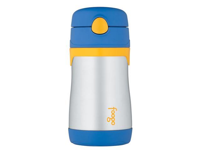 NEW Details about   Thermos Foogo 10 oz Vacuum Insulated Stainless Steel Straw Bottle 