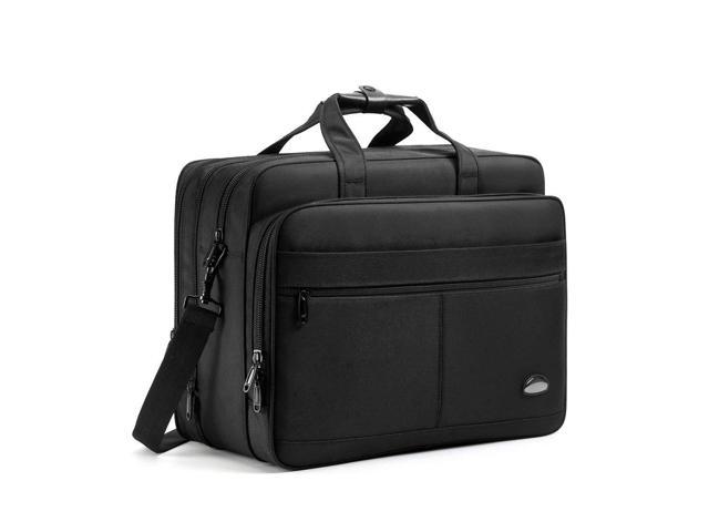 Shoulder Bag 17 Inch Laptop Bag Expandable Large Capacity Business Briefcase