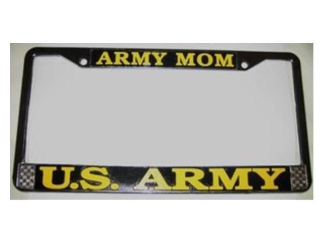 U S Army Mom Chrome License Plate Frame Free Caps With U S Army Mom Chrome License Plate Frame Free Caps With This