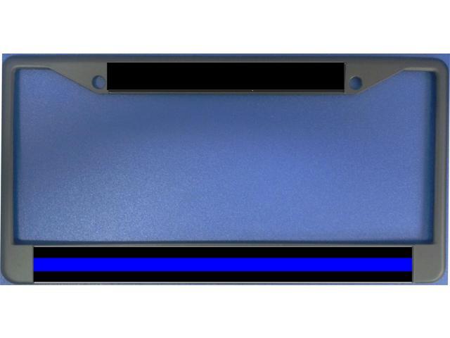 Police Thin Blue Line Photo License Plate Frame Newegg Ca Police Thin Blue Line Photo License Plate Frame