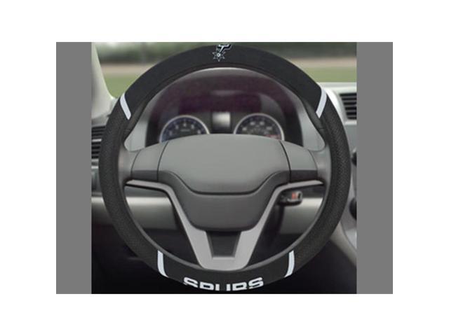 Fanmats Nba San Antonio Spurs Steering Wheel Cover 15 X15 Newegg Com