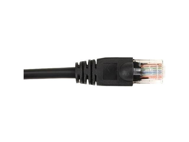 Black Box CAT6PC-004-BK Box Cat6 Value Line Patch Cable, Stranded ...