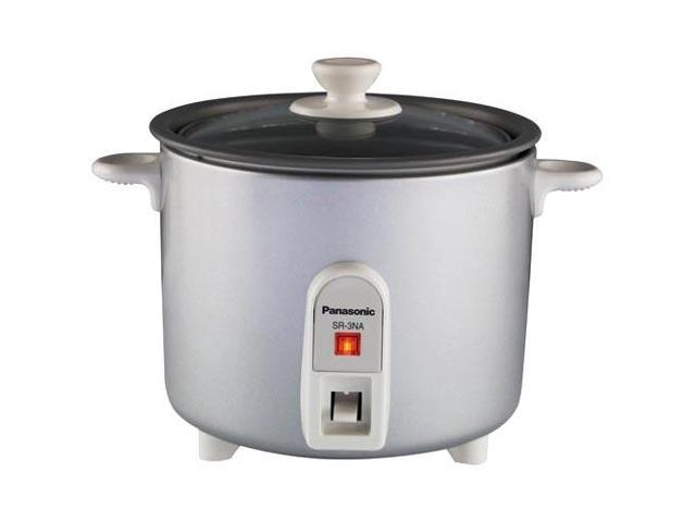 Panasonic SR-3NA-S Silver Automatic Rice Cooker - Newegg.com