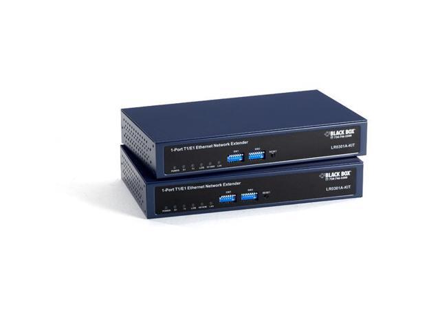 Black Box LR0301A-KIT 1-Port T1/E1 Ethernet Network Extender K - Newegg.com