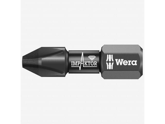 Wera 057620 #1 x 25mm Pozidriv Impaktor Diamond Coated Bit