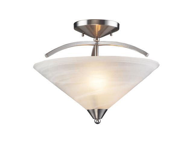 Elk Lighting Elysburg 2 Light Semi Flush Satin Nickel 7633 Newegg Elk Lighting Elysburg 2 Light Semi Flush Satin Nickel 7633 Newegg