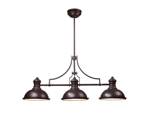 Elk Lighting Chadwick 3 Light Billiard Island In Oiled Bronze 66135 Newegg Elk Lighting Chadwick 3 Light Billiard Island In Oiled Bronze 66135 Newegg