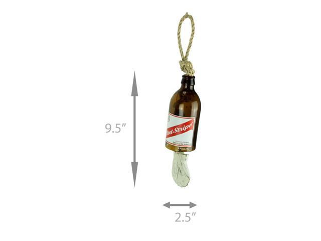 Red Stripe Beer Bottle Seashell And Rope Wind Chime Newegg
