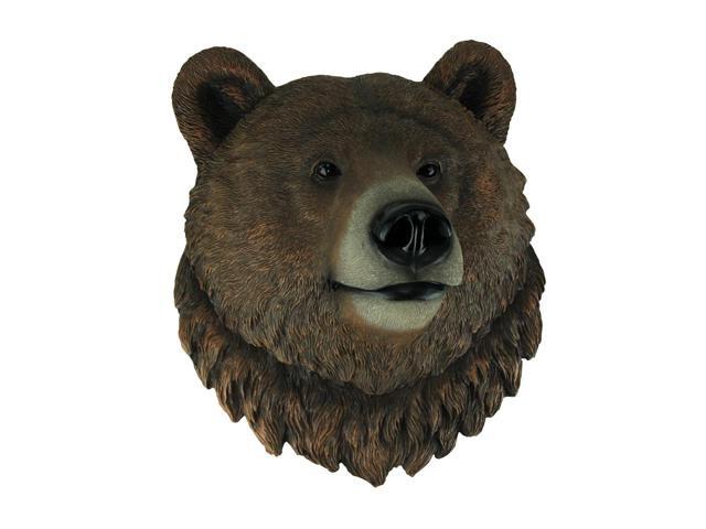 Cali Grizzly Bear Head Mount Wall Statue Bust Newegg Com