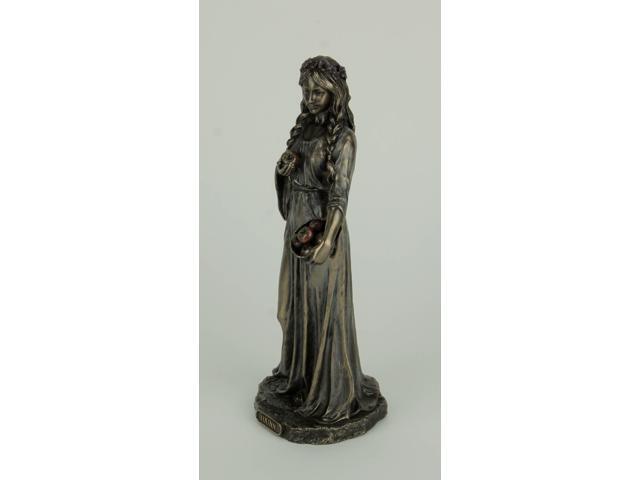 Bronze Finish Idunn Norse Goddess of Spring and Youth Statue