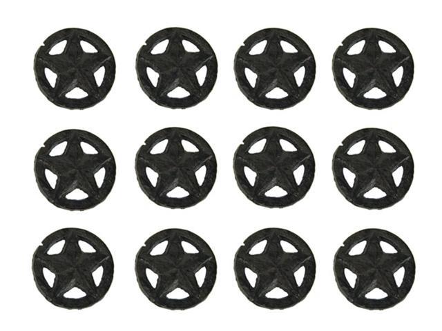 Cast Iron Star Horseshoe Drawer Pull Set  6
