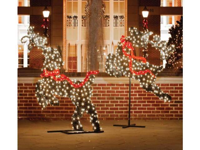575 giant commercial grade led lighted leaping reindeer topiary christmas outdoor decoration - Commercial Grade Outdoor Christmas Decorations 575 giant commercial grade led lighted leaping reindeer topiary christmas outdoor decoration - Commercial Grade Outdoor Christmas Decorations